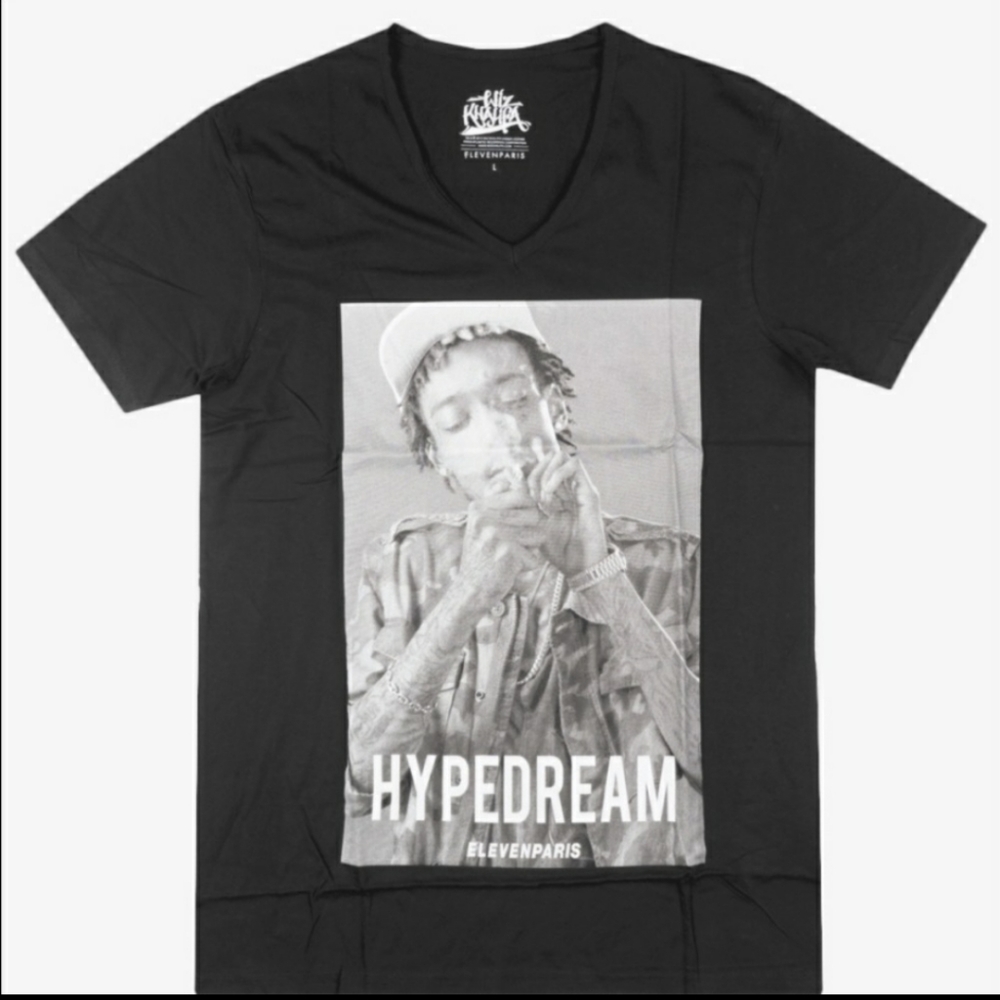 Eleven Paris Black Graphic Tee